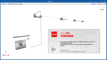 Open BIM TOSHIBA. Analysis and design of TOSHIBA air conditioning systems